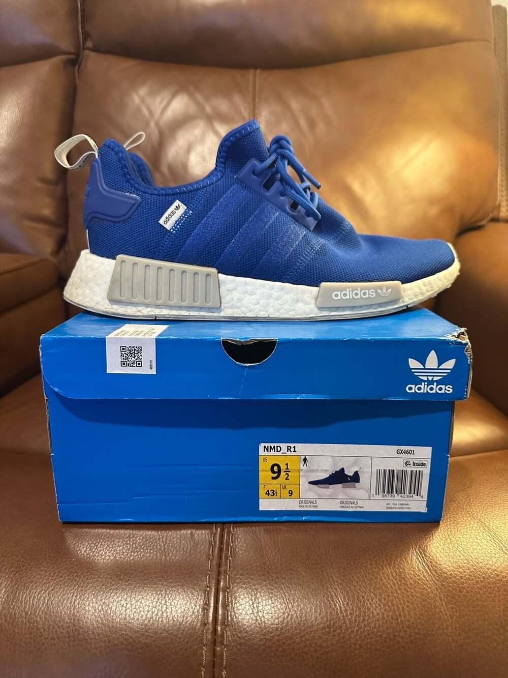 Men’s Adidas NMD_R1 Royal Blue Grey GX4601